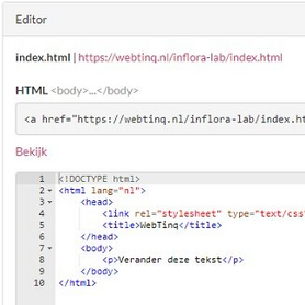 Gastles: website bouwen met HTML (PO groep 7-8)