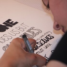 Workshop handlettering